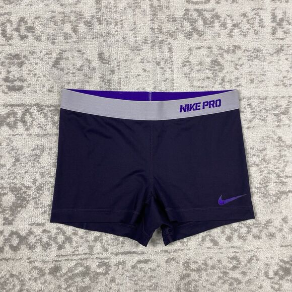 Nike Pro Dri-Fit  Compression Shorts Women's 458653 Purple Size Medium - Picture 1 of 5